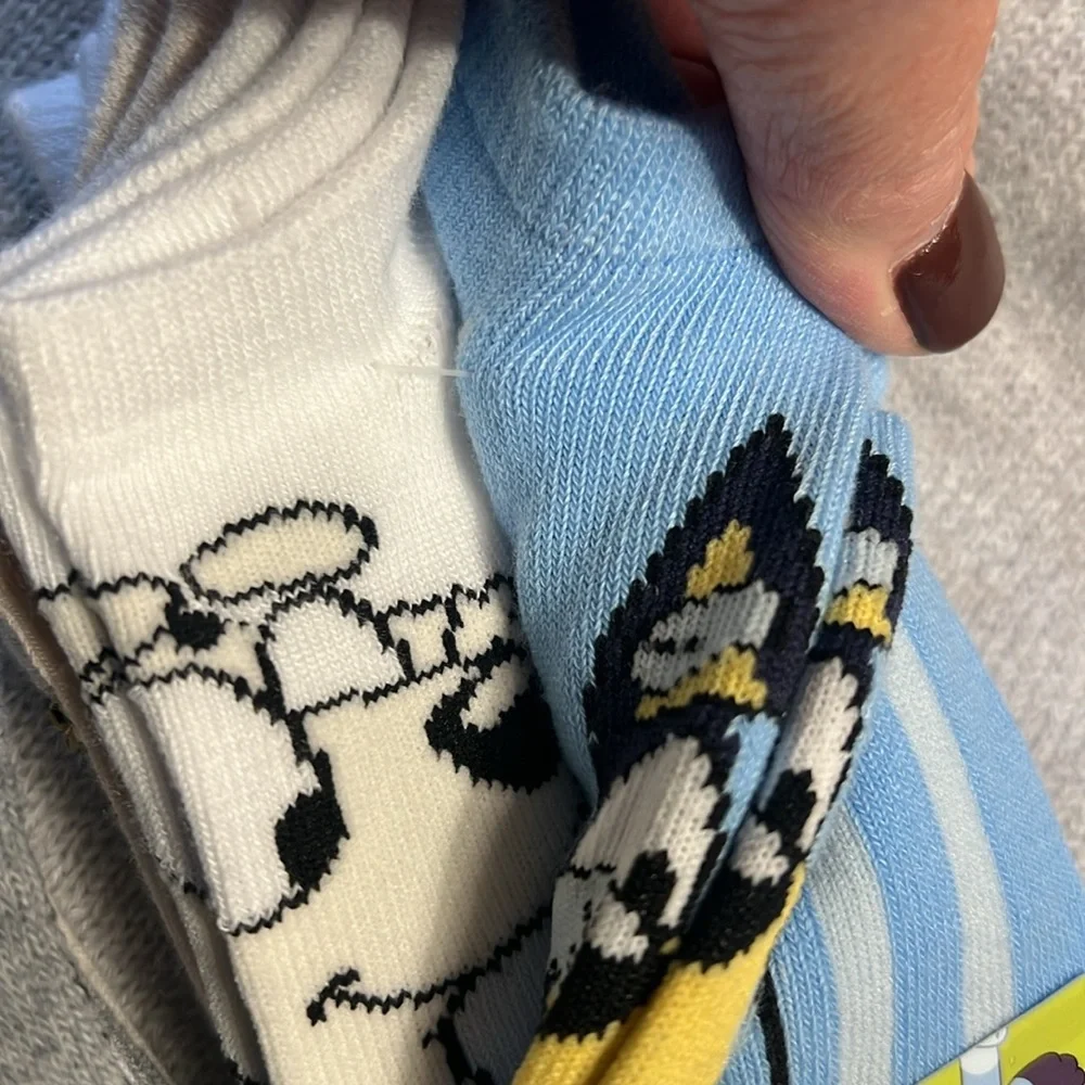 Bluey 10 Pack Boys No Show Character Socks. NWT-Unisex